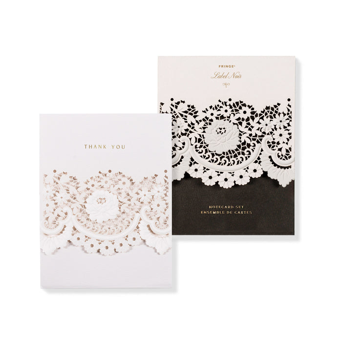 NOIR LACE NOTECARDS