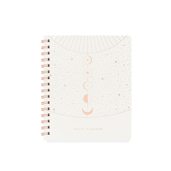 MOON PHASE DUST NON DATED DAILY PLANNER Fringe Studio Moon phase dust non dated daily planner fringe studio