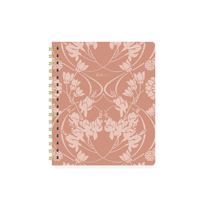 NOUVEAU BLOSSOM APRICOT NON-DATED DAILY PLANNER