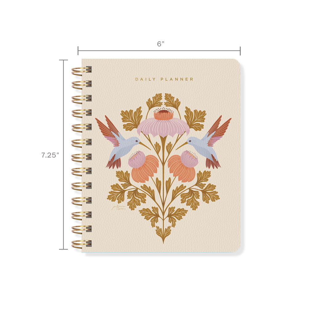 JT HUMMINGBIRDS NON-DATED DAILY PLANNER