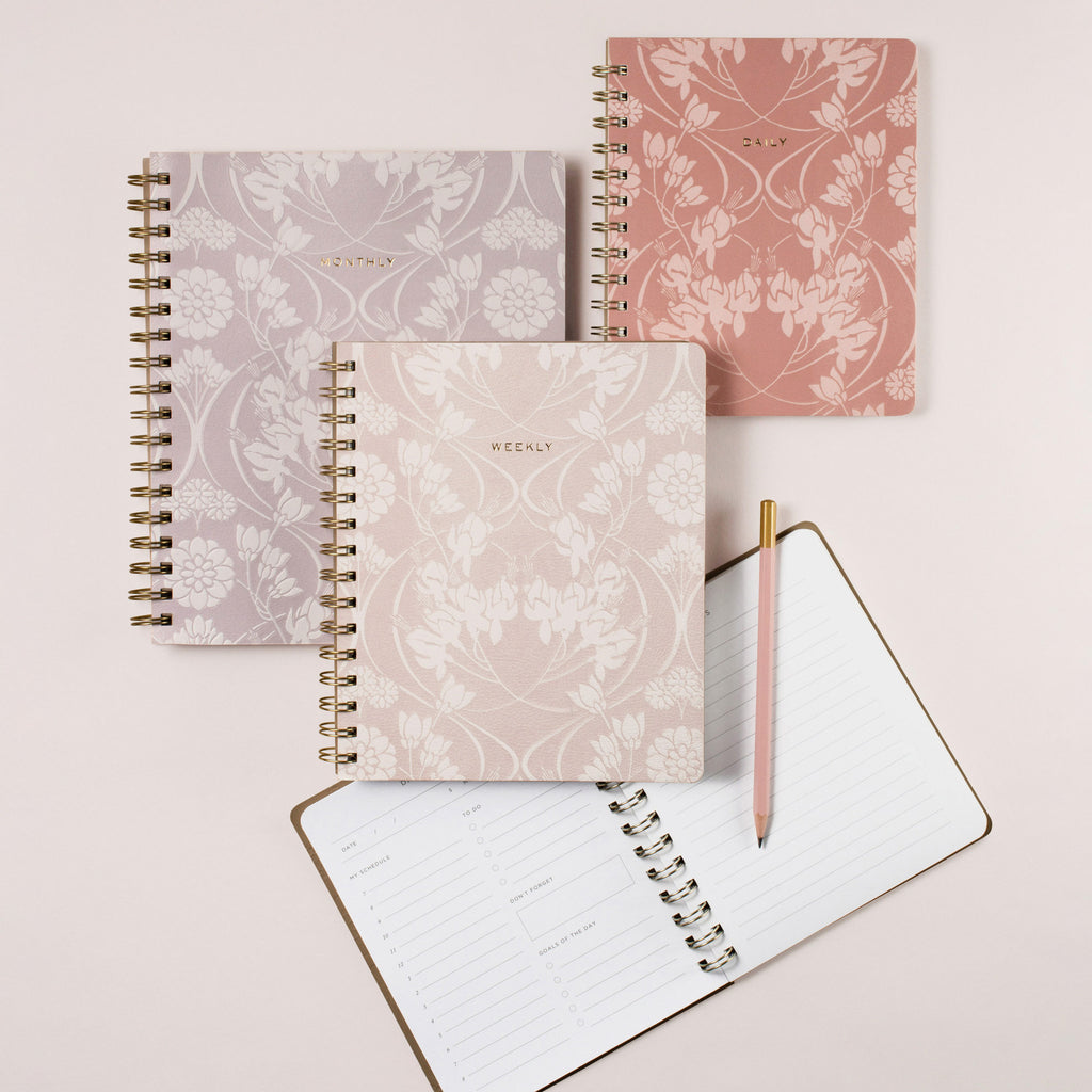 NOUVEAU BLOSSOM NON-DATED WEEKLY PLANNER