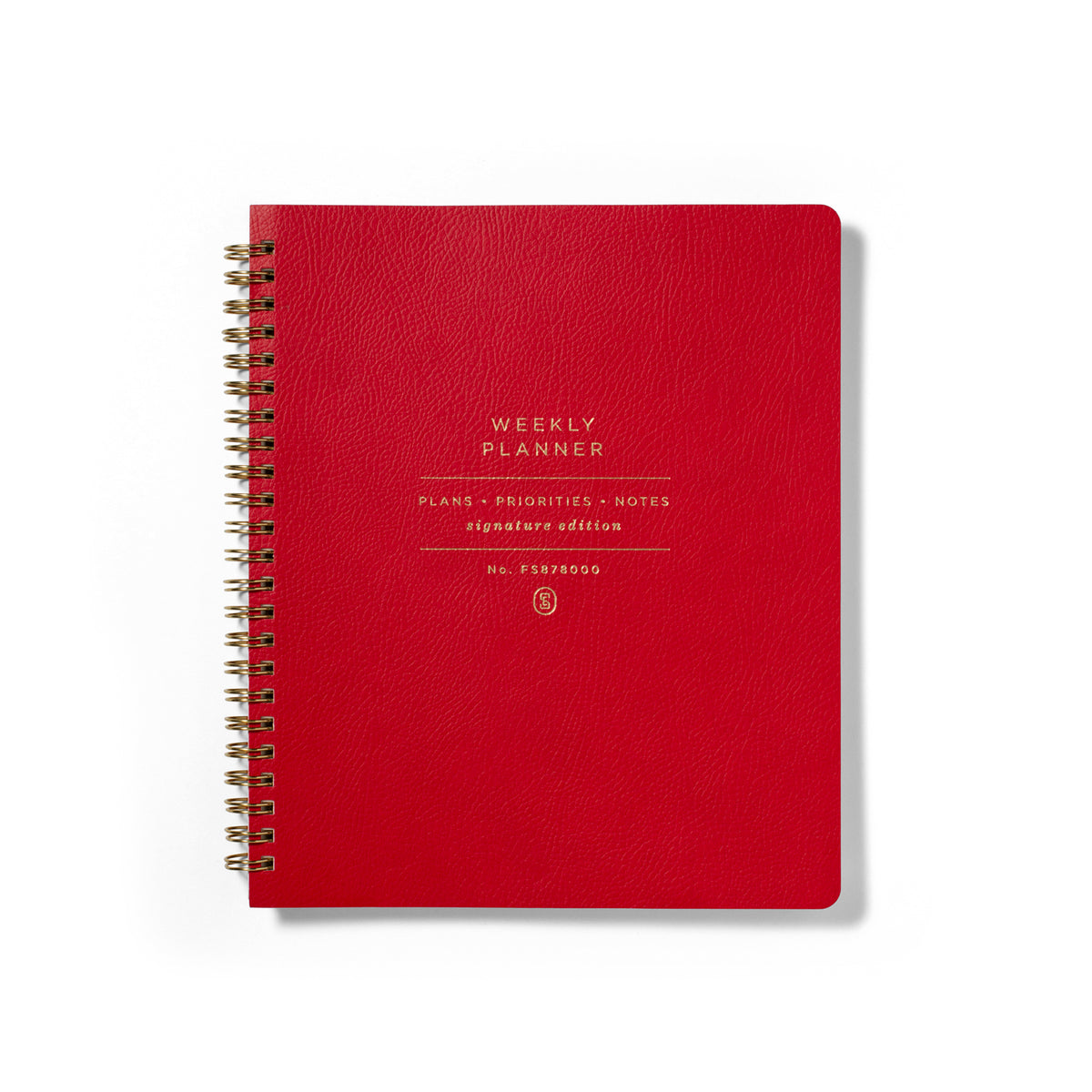 SE Standard Tomato Red Weekly Planner