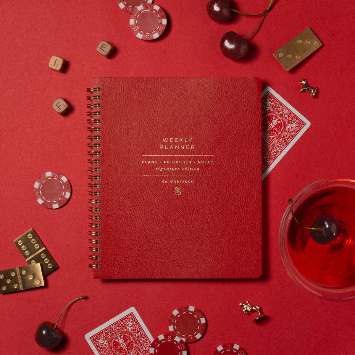 SE Standard Tomato Red Weekly Planner