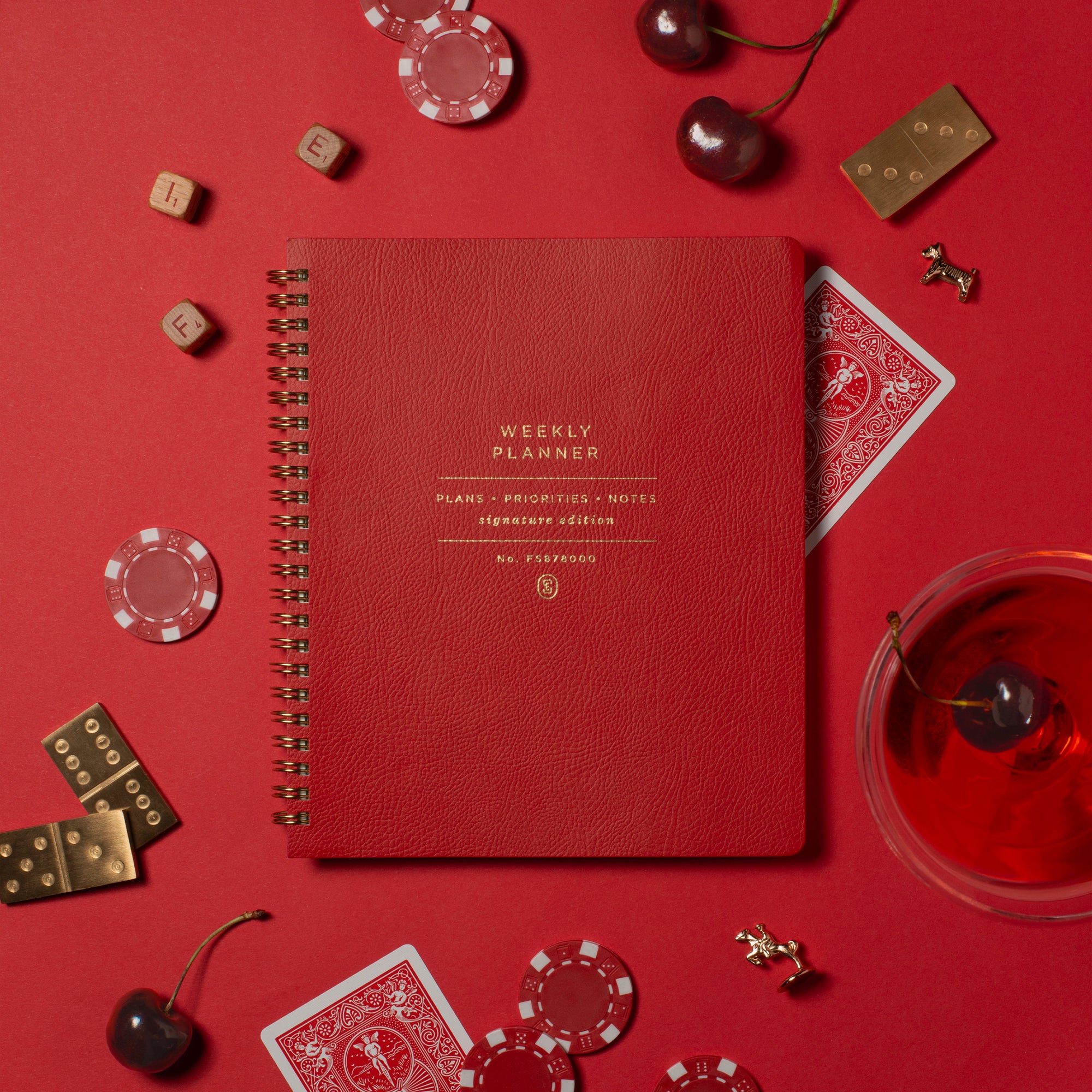 SE Standard Tomato Red Weekly Planner