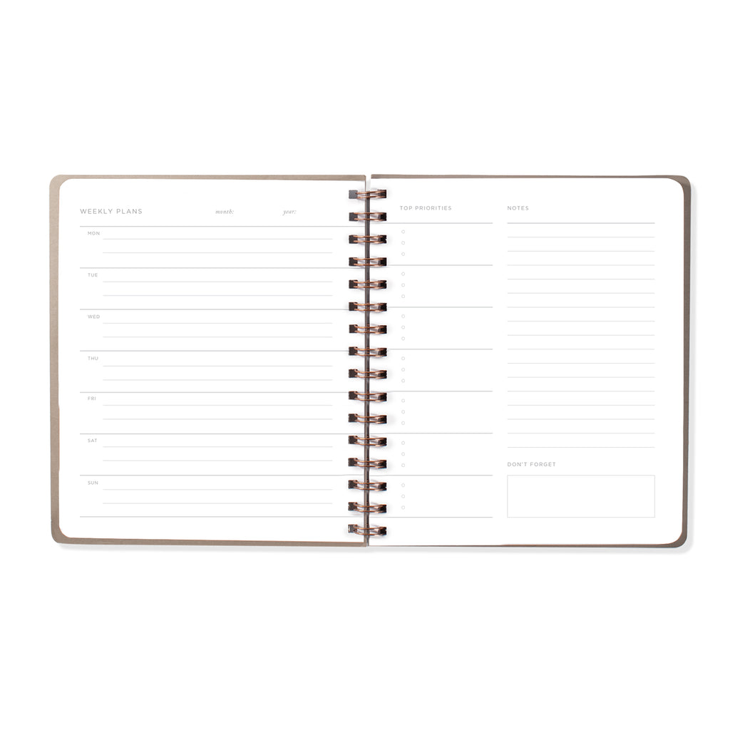 JT BLUE BIRD WEEKLY NON-DATED PLANNER