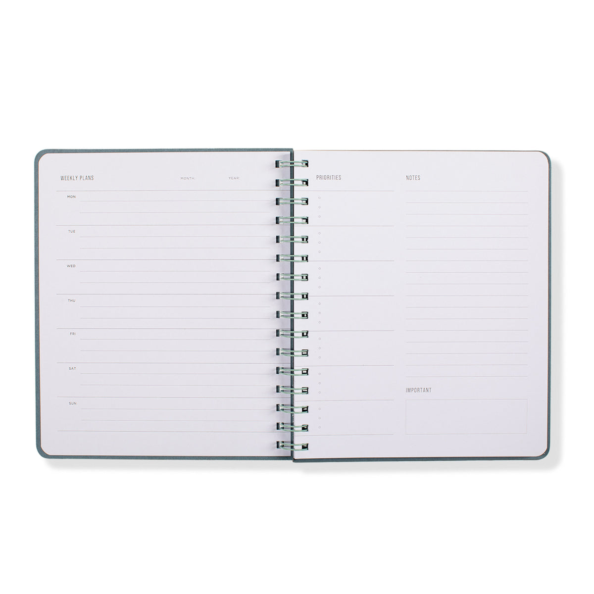 Utility Weekly Non-Dated Planner
