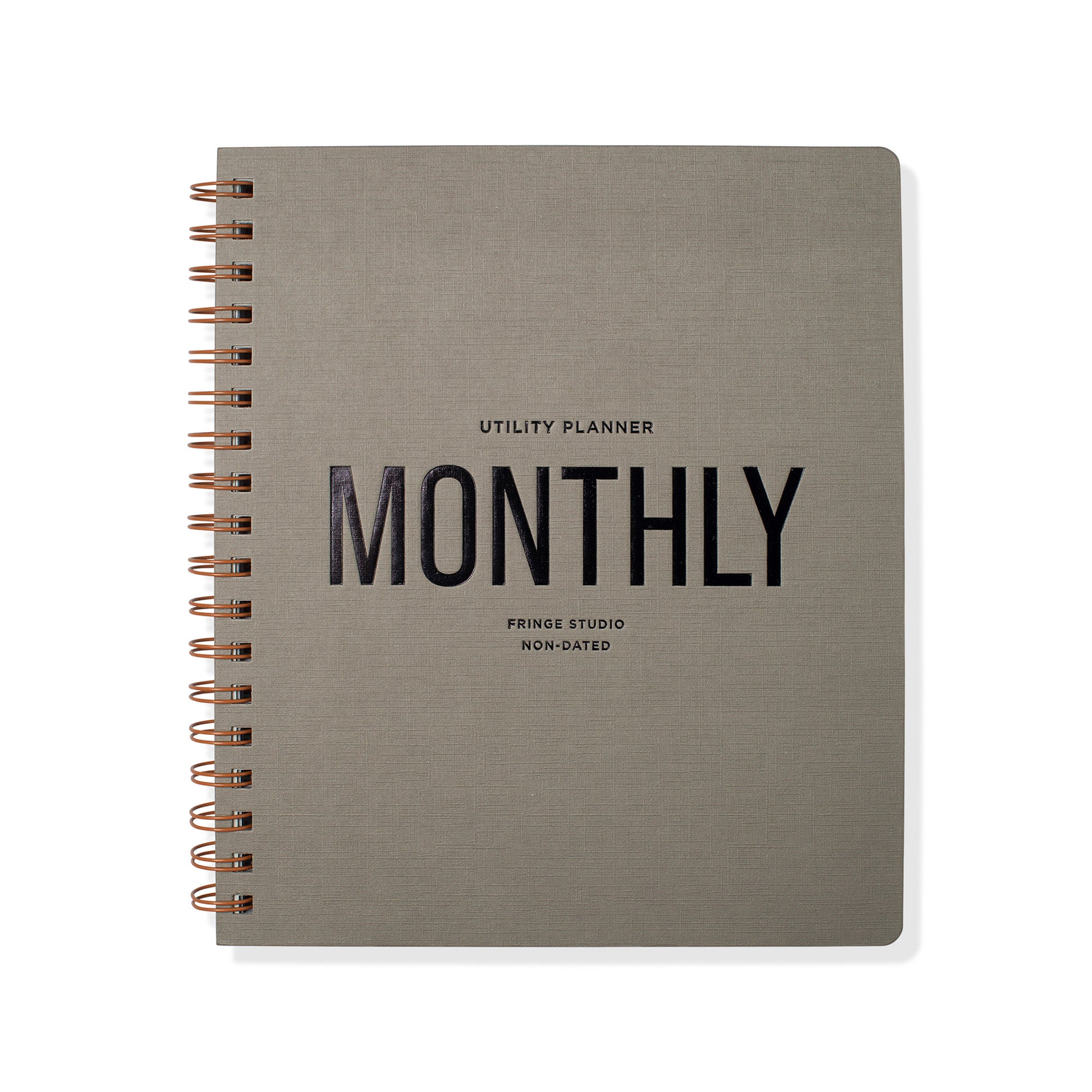 Utility Monthly Non-Dated Planner | Fringe Studio