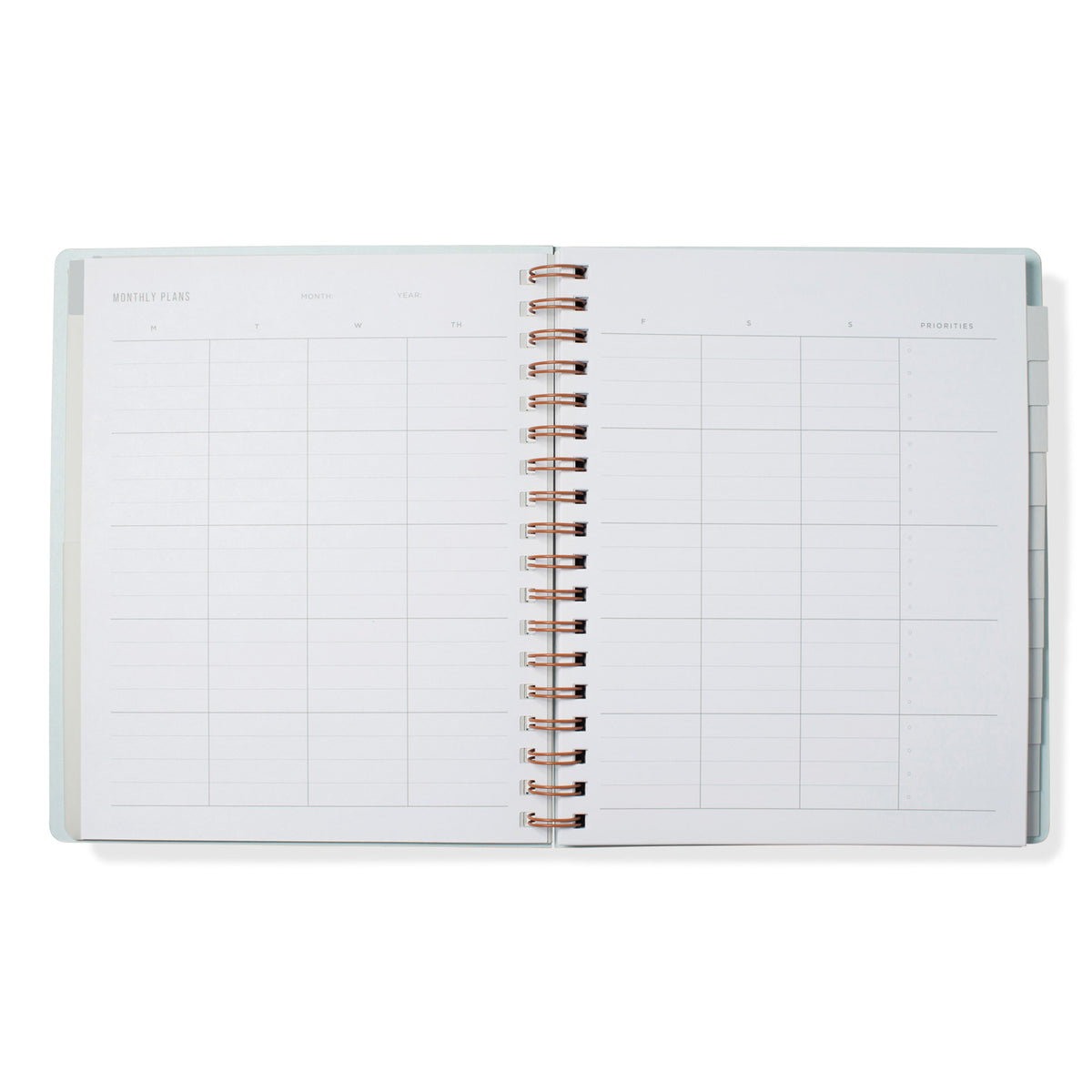 Utility Monthly Non-Dated Planner