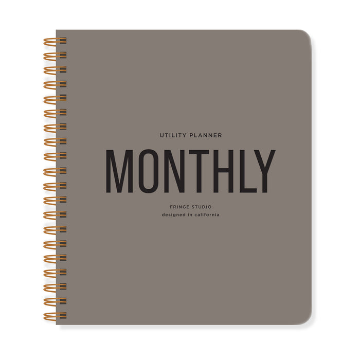 UTILITY MONTHLY NON-DATED PLANNER