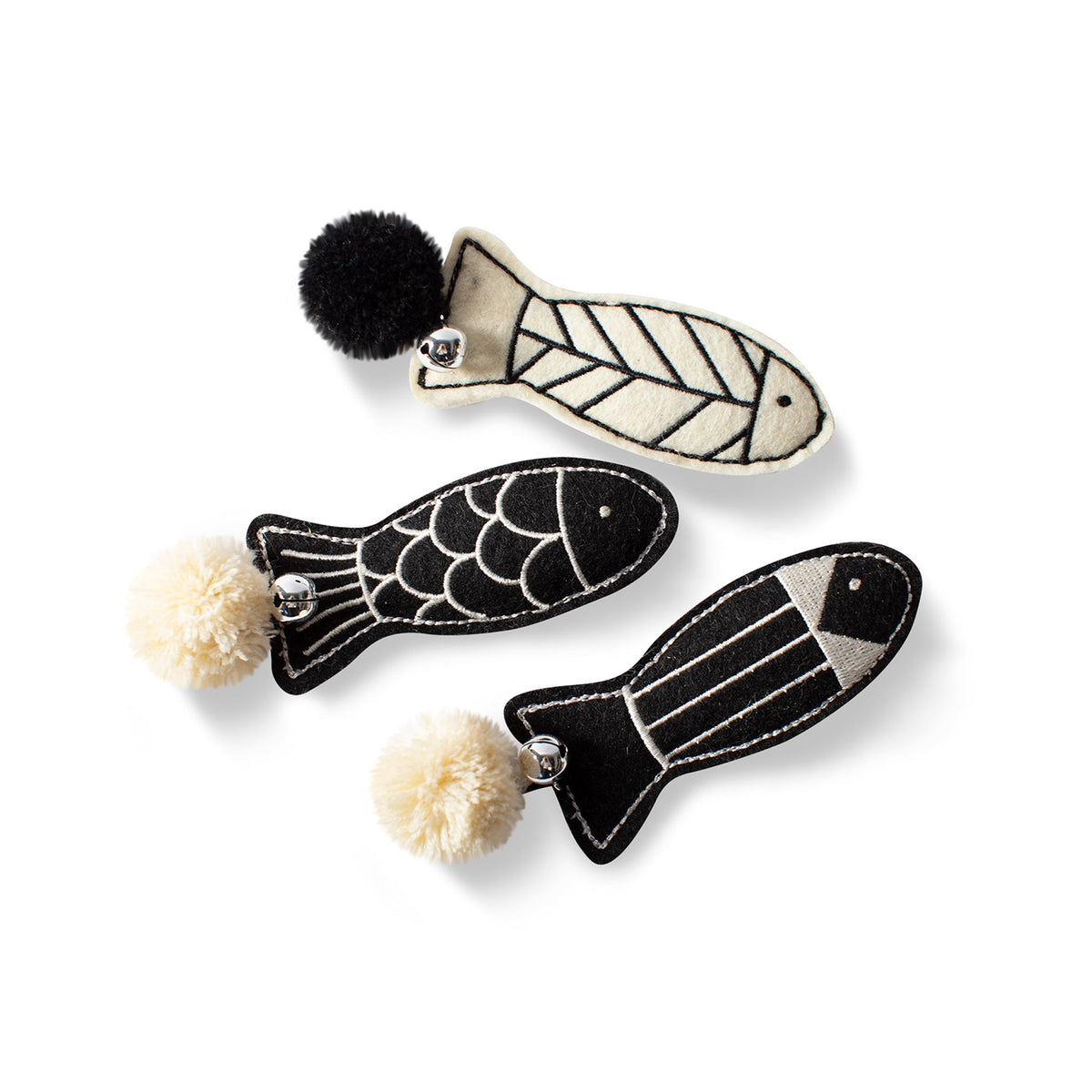 Off The Scales 3pc Mini Felt Cat Toy Set