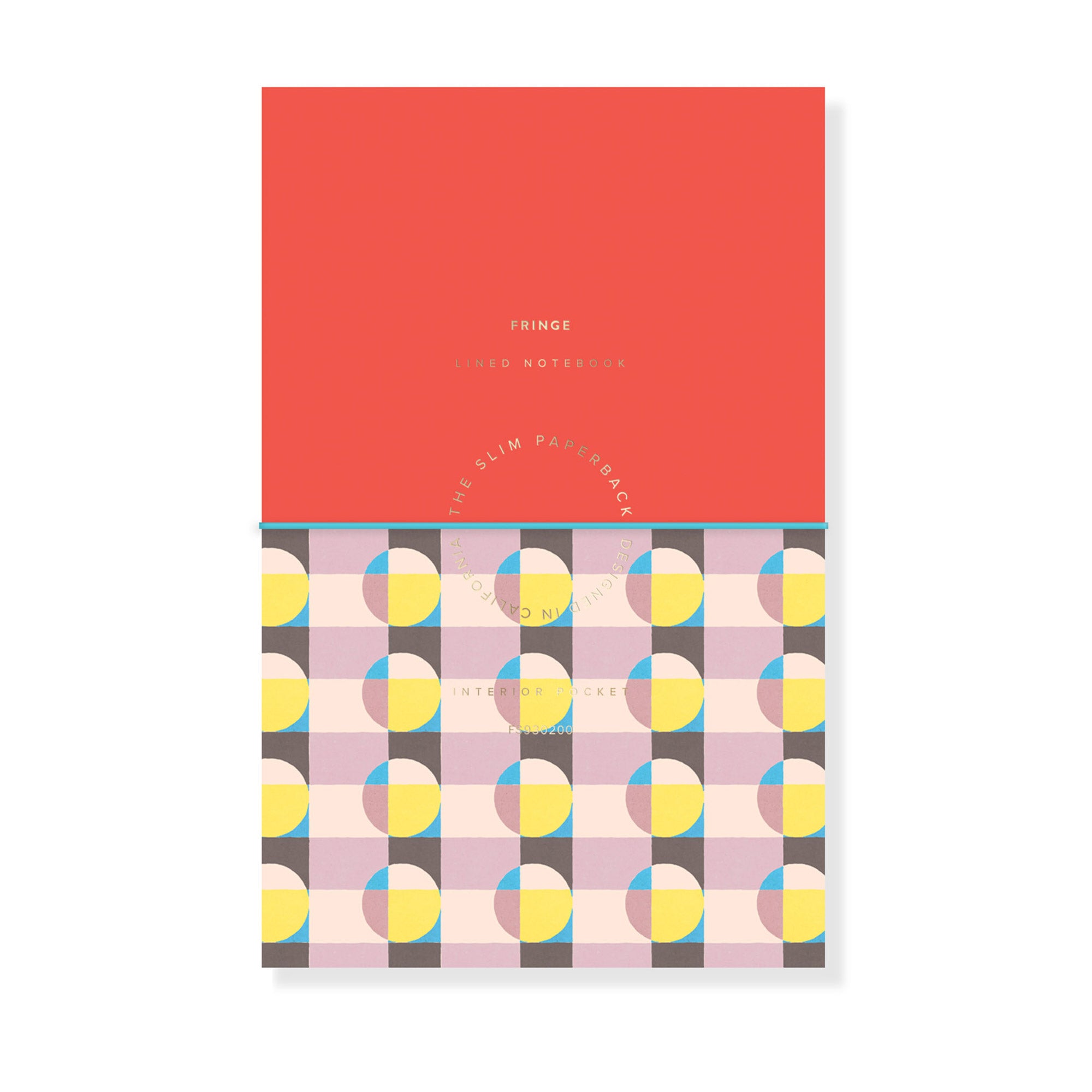 Graphic Red Slim Journal
