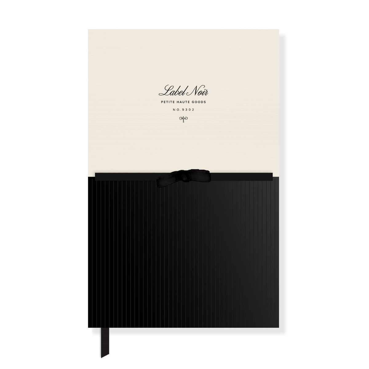 Noir Petite Bow Slim Journal