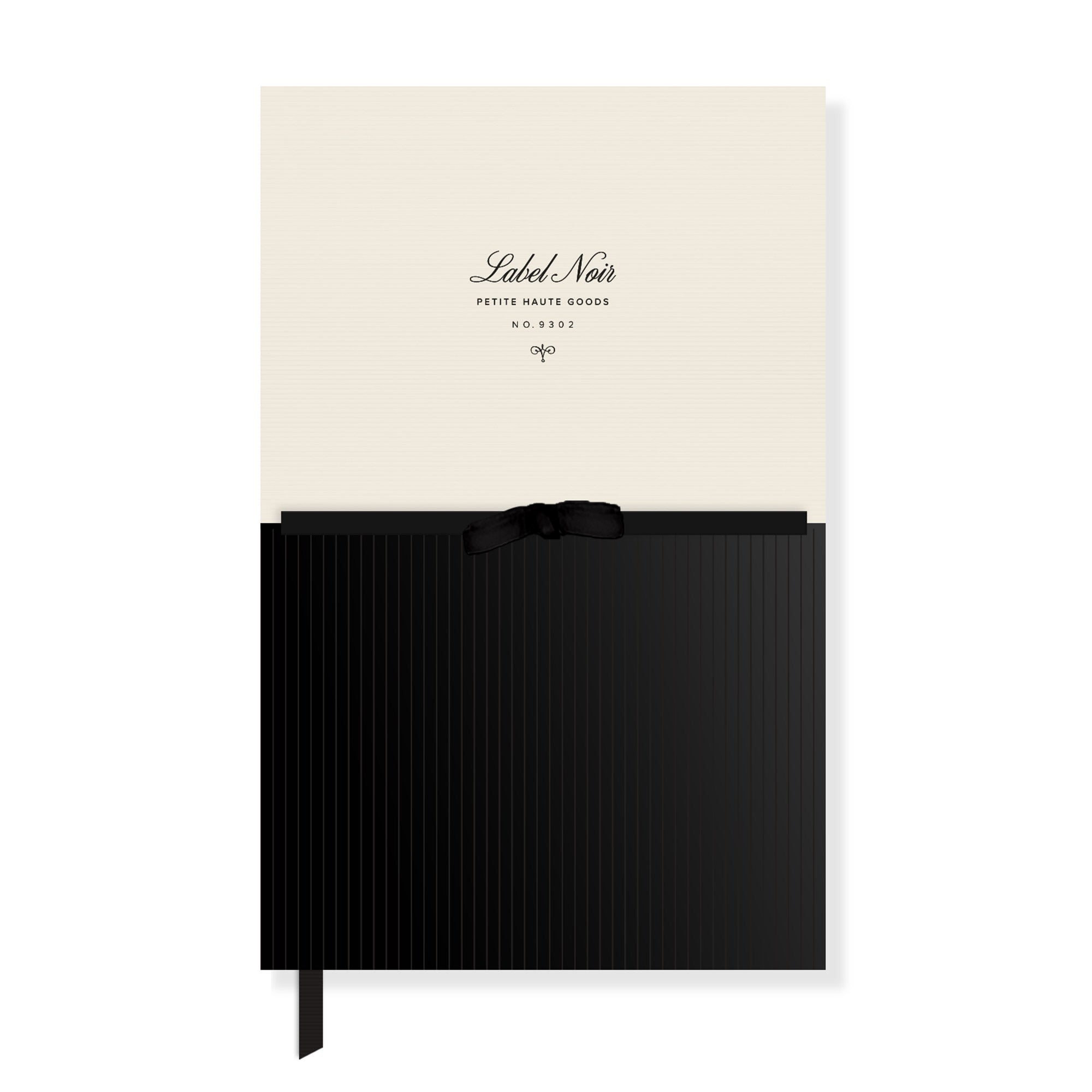 Noir Petite Bow Slim Journal