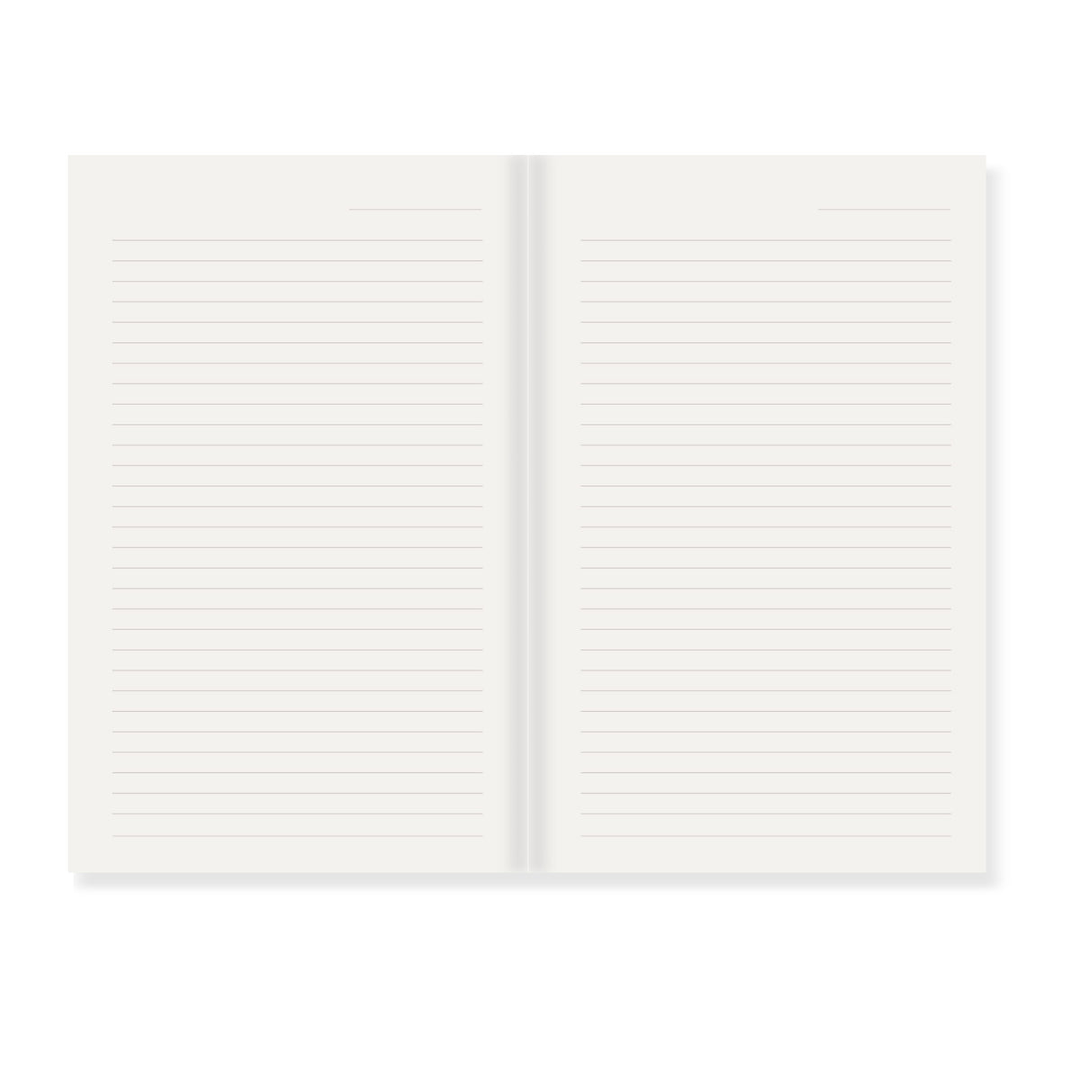 Noir Petite Bow Slim Journal