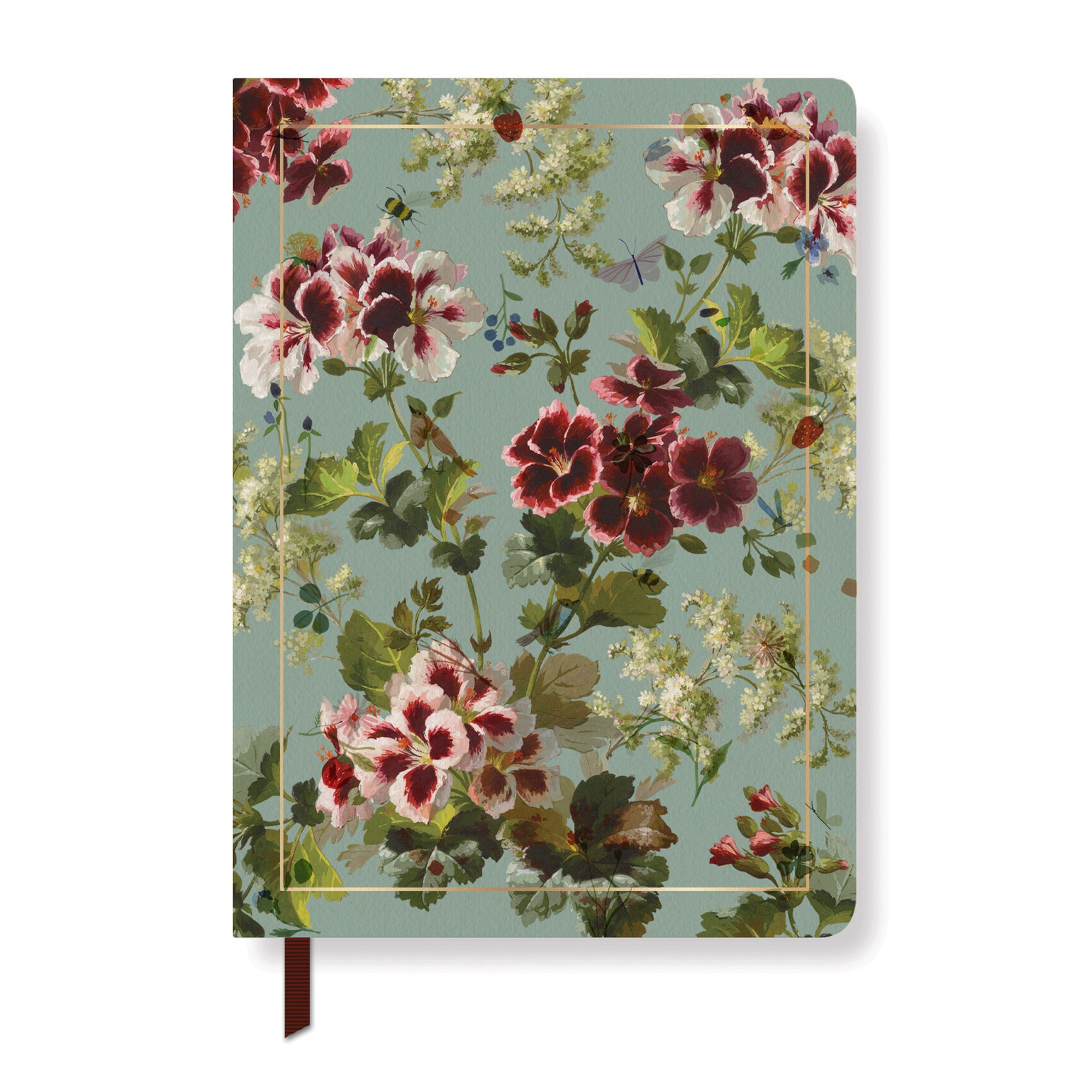 Fleur Regal Geranium Classic Small Paperback Journal