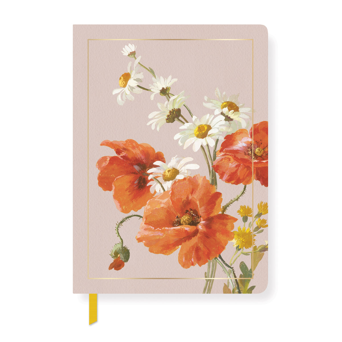 Fleur Poppy Classic Small Paperback Journal