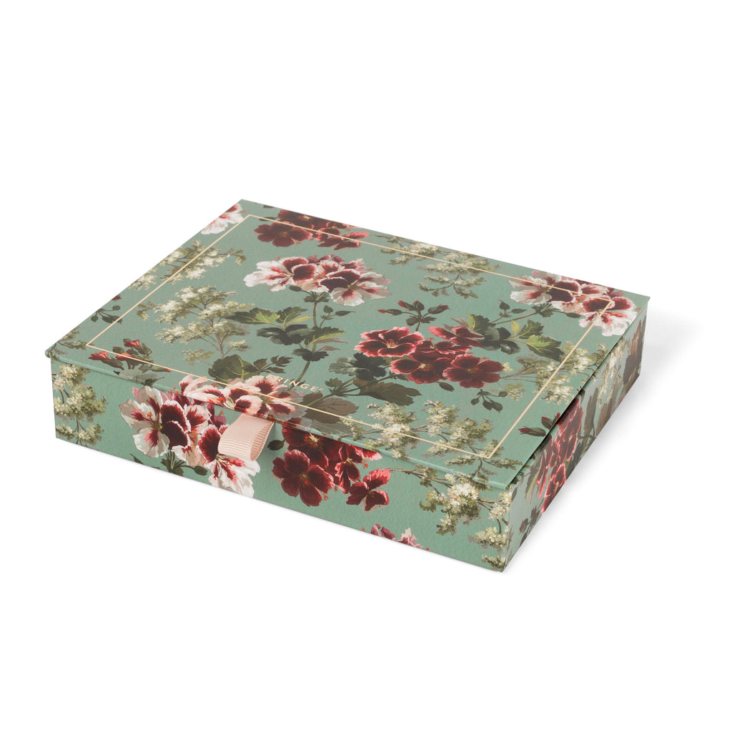 FLEUR REGAL GERANIUM STATIONARY SET