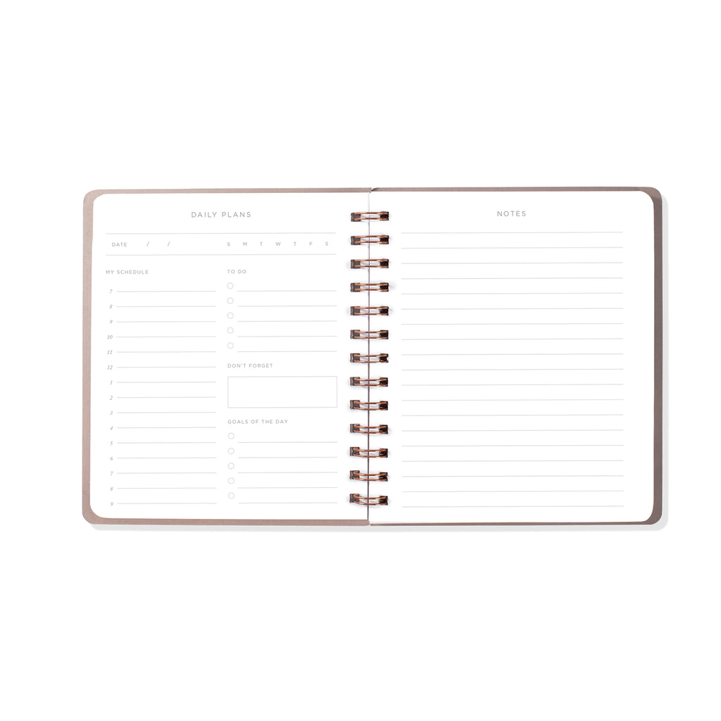 NOUVEAU BLOSSOM APRICOT NON-DATED DAILY PLANNER