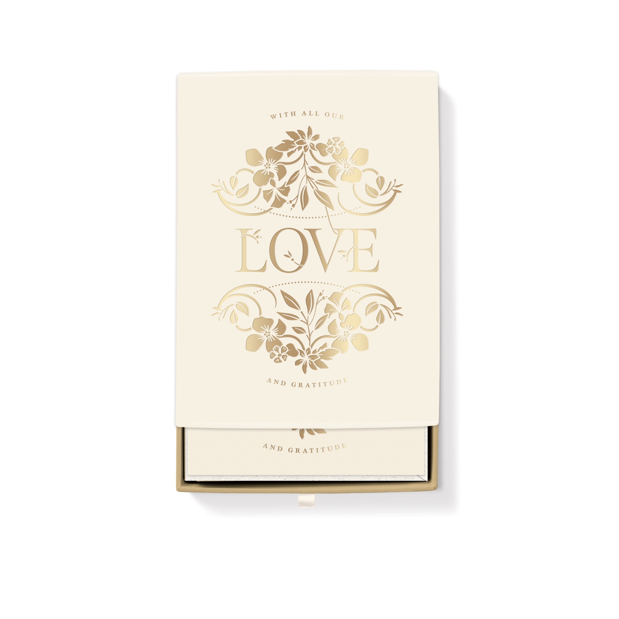 Deco Floral Love Notecard Set