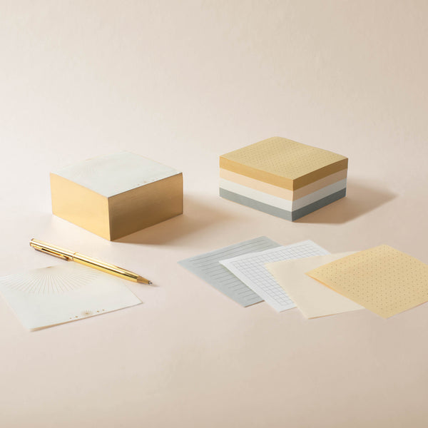 Celestial Gold Notepad Block – Fringe Studio